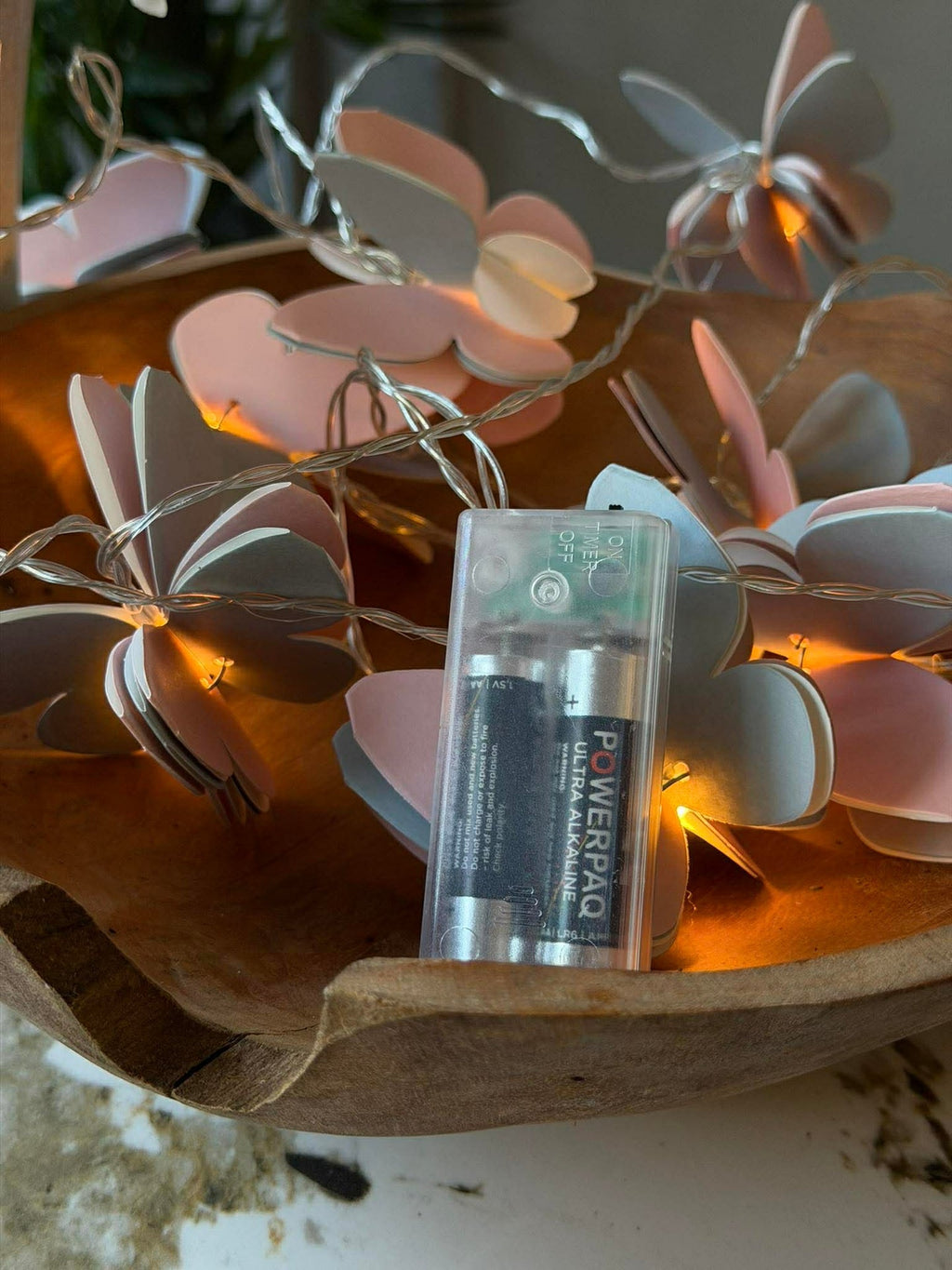LED-ljusslinga - Fjärilar