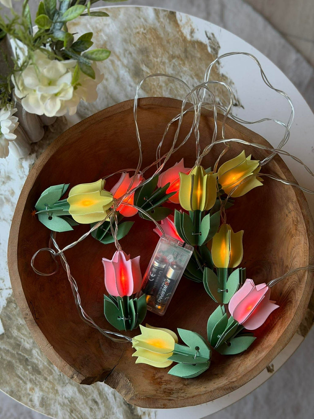 LED-ljusslinga - Blommor