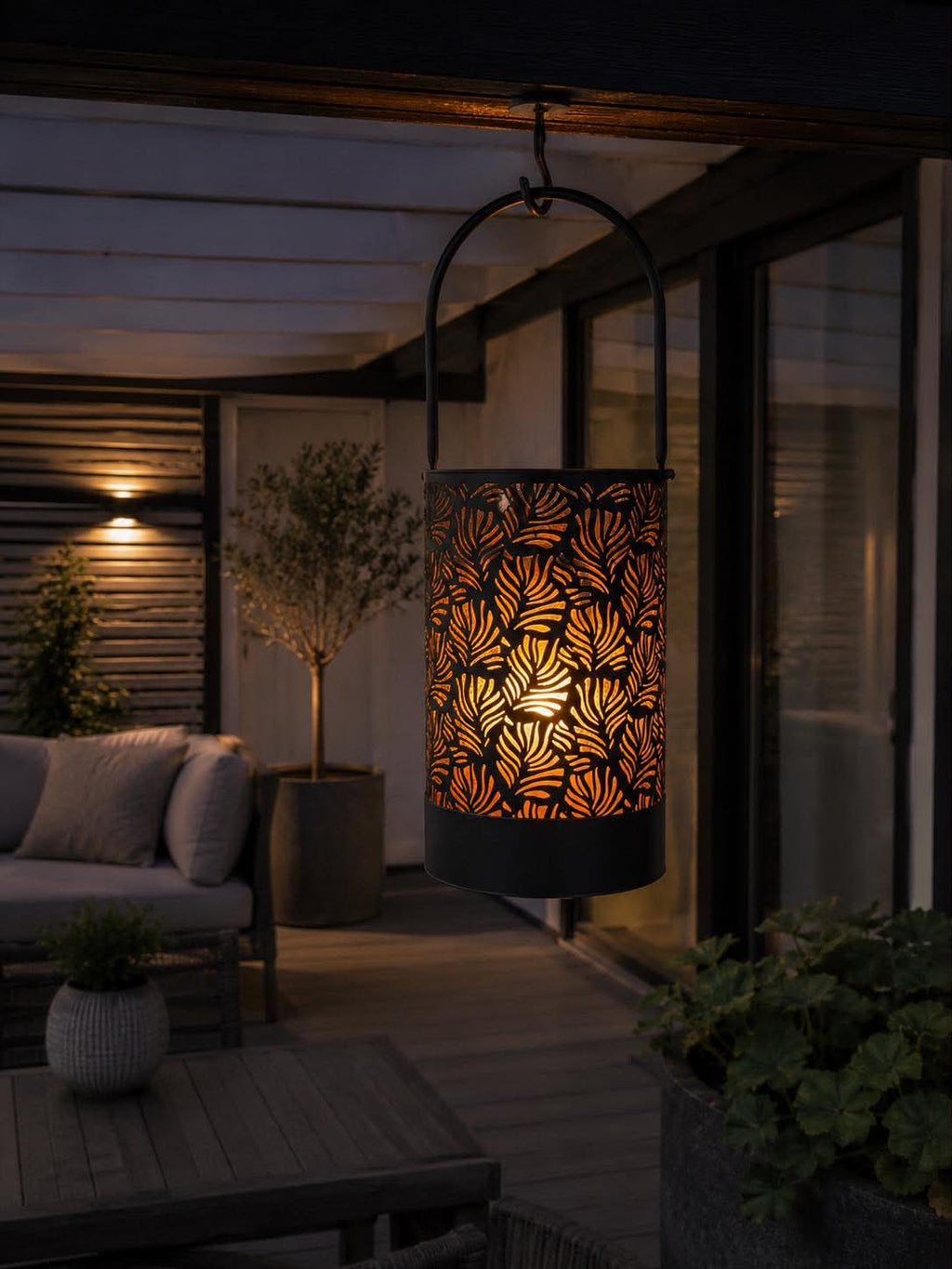 Lykta Flower Cut Solar