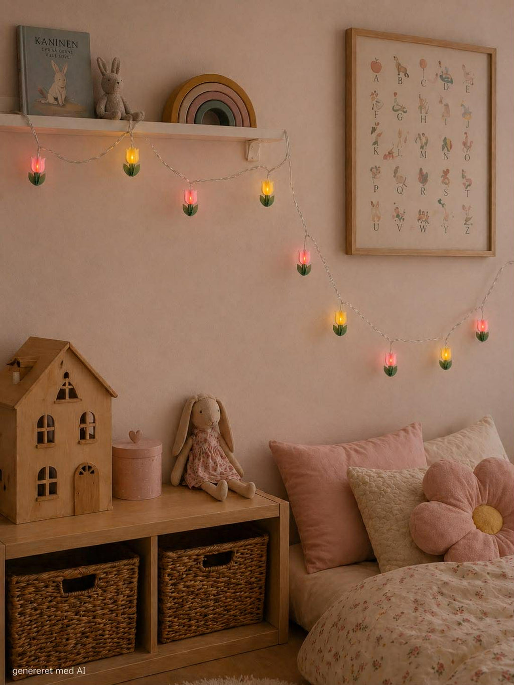 LED-ljusslinga - Blommor