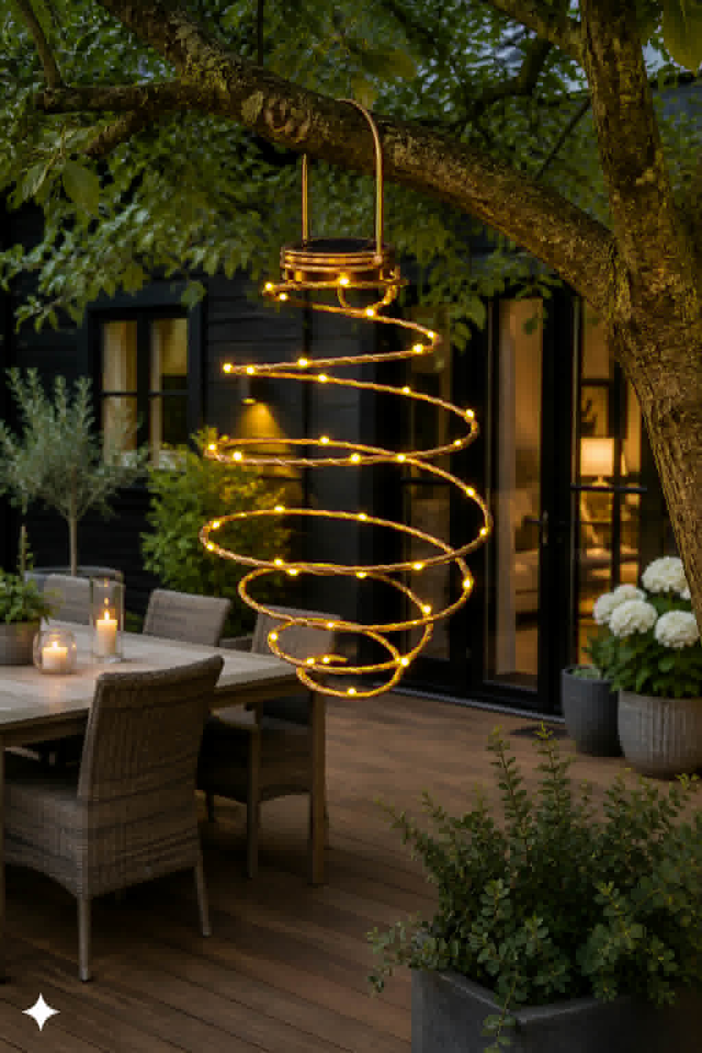 Spiral GOLDEN BIG med solceller